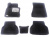 Nissan Murano (2009-) черные всесезонные 3D коврики салона с противоскользящими накладками